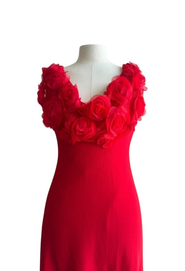 KARL LAGERFELD - RED FLORAL DREESS - Image 8